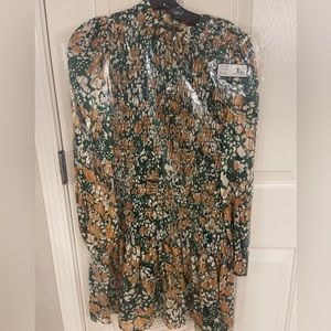 Ramy Brook Lucia smocked mini dress, NEW. Never worn.